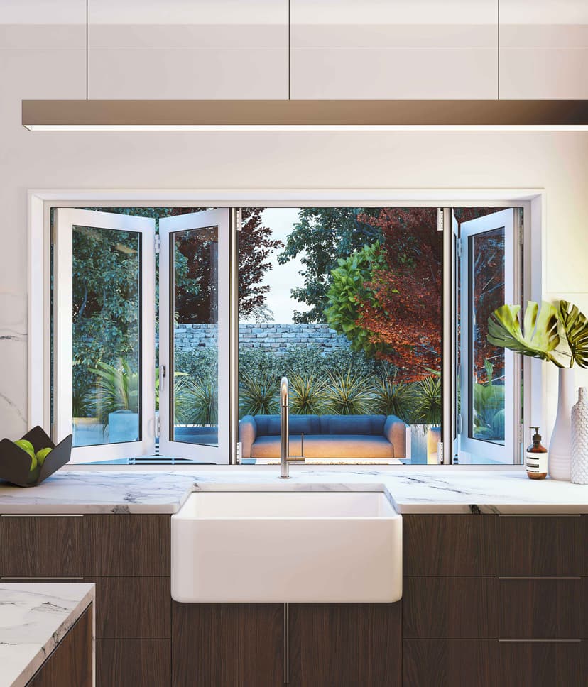 Fairview bifold windows example