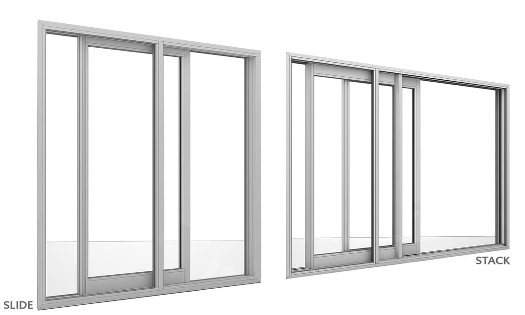 Sliding and stacking doors